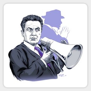 Federico Fellini - An illustration by Paul Cemmick Sticker